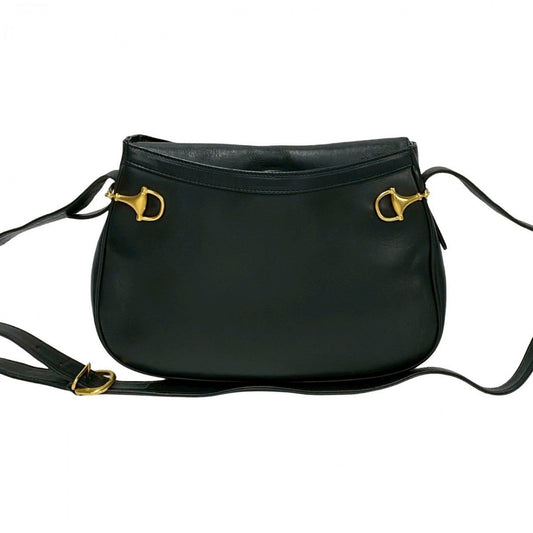 GUCCI Shoulder Bag leather black