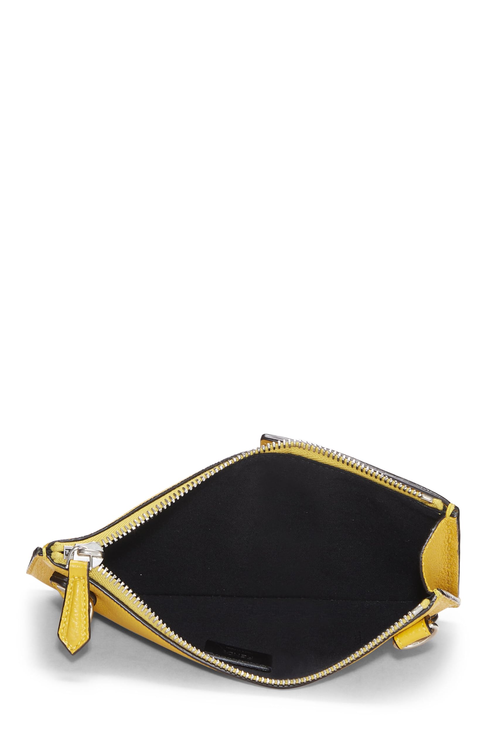 Fendi, Yellow Leather Waist Pouch, Yellow
