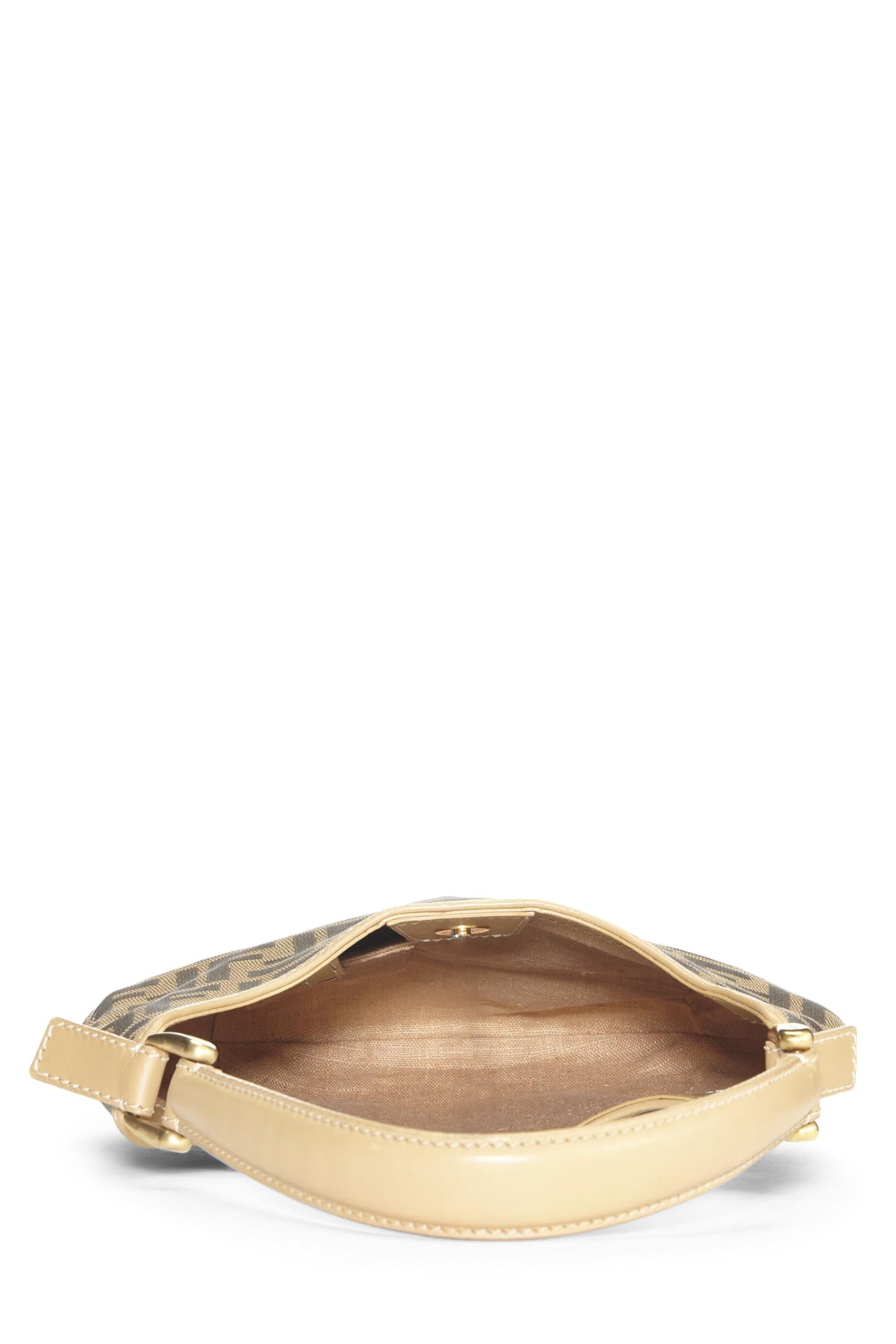 Fendi, Brown Zucca Canvas Hobo, Brown