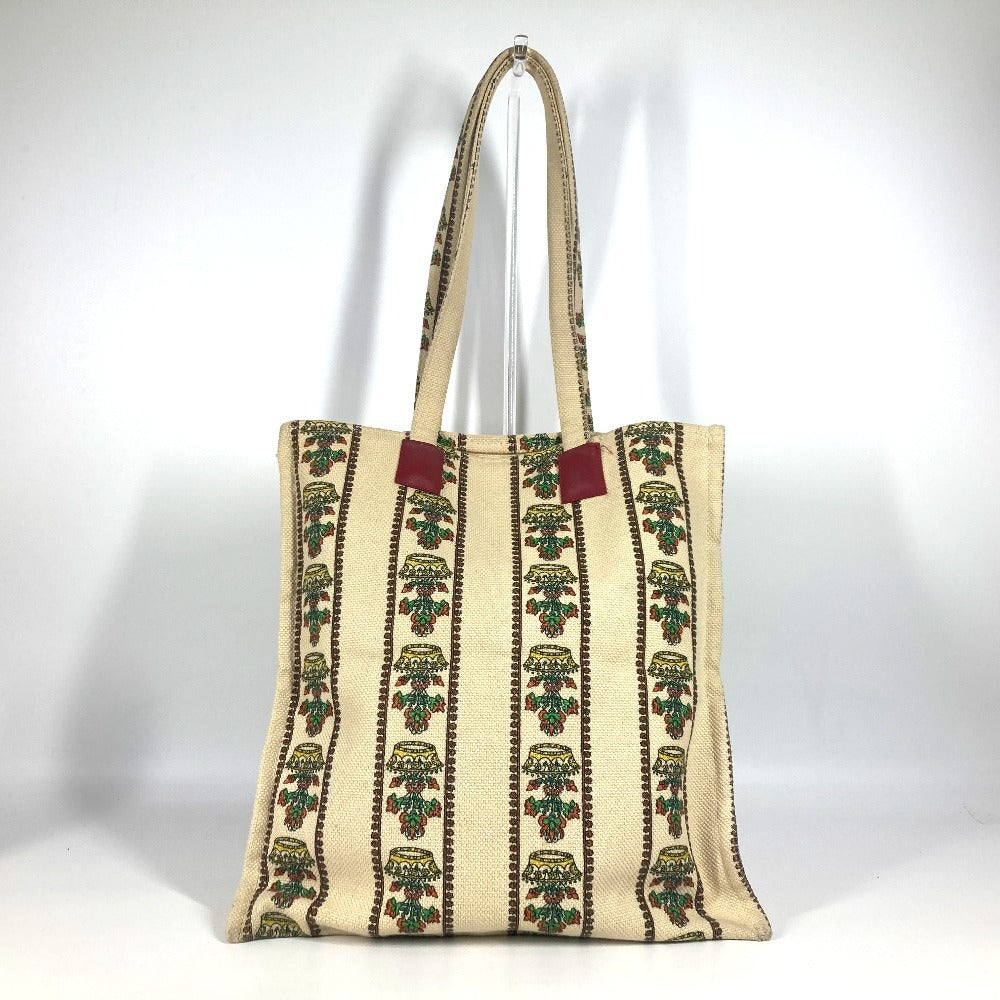 GUCCI Tote Bag canvas beige GARDEN Women