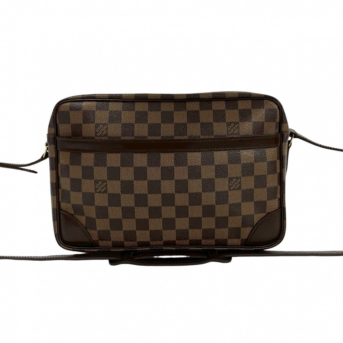 LOUIS VUITTON Shoulder Bag leather Brown Damier Trocadero Women(Unisex)