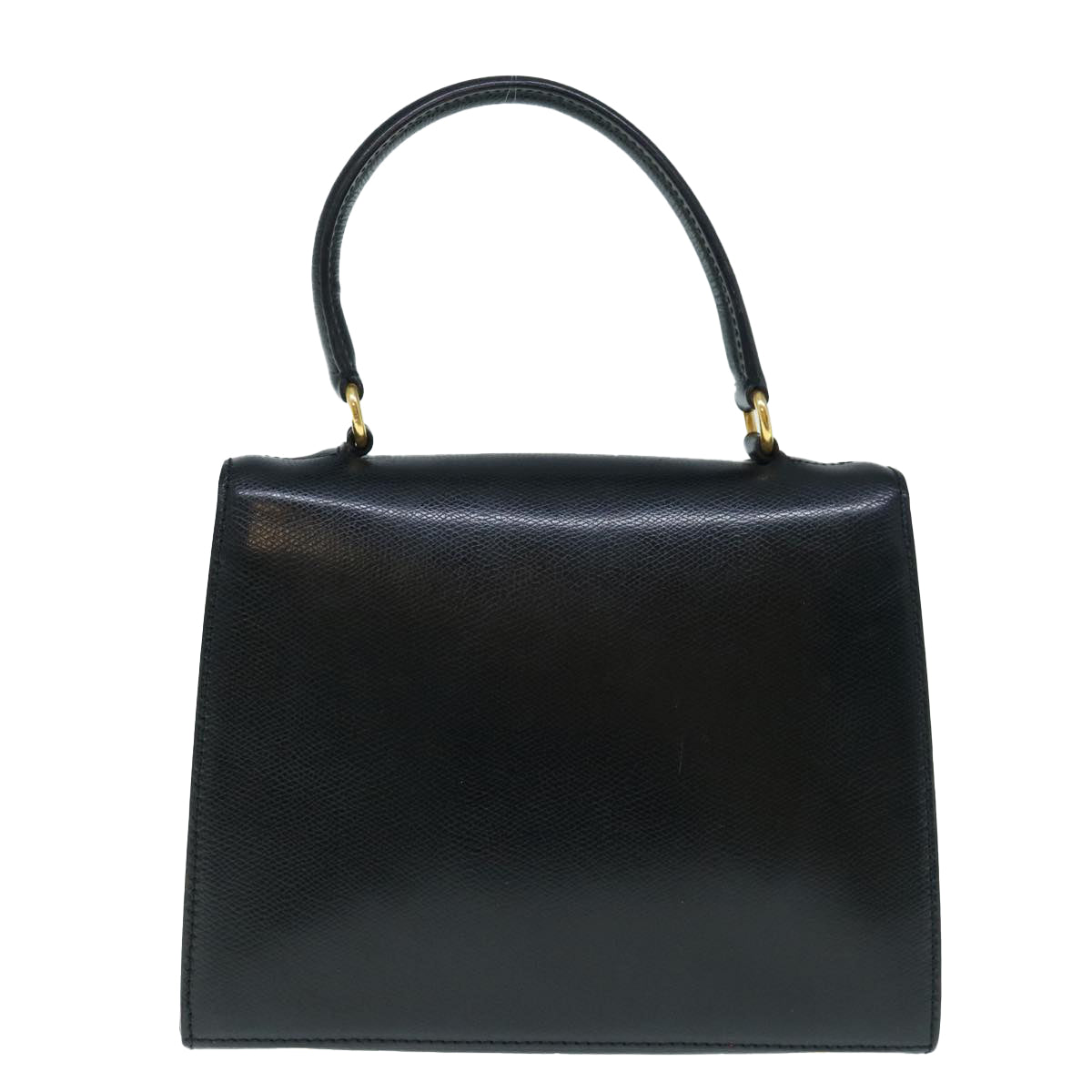Luxury CELINE Hand Bag Leather Black 62977