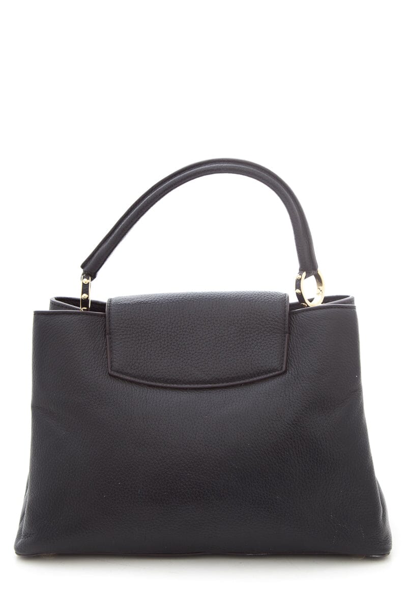 Louis Vuitton Black Capucines Handbag