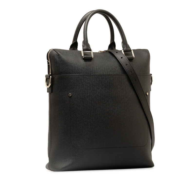 Louis Vuitton 2WAY M30211 Black Leather Men Louis Vuitton 2WAY M30211 Wars Black Leather Men Louis Vuitton