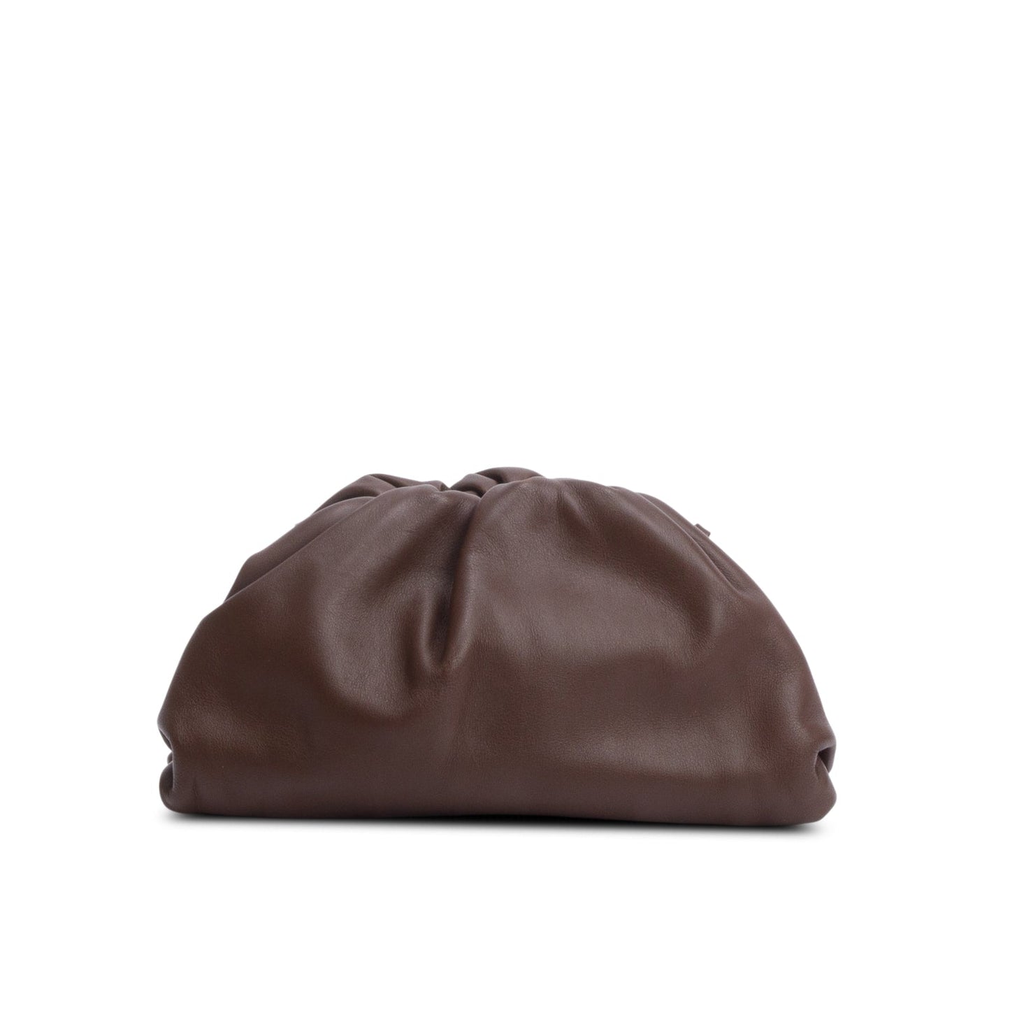 Bottega Veneta Brown Calfskin Leather The Mini Pouch