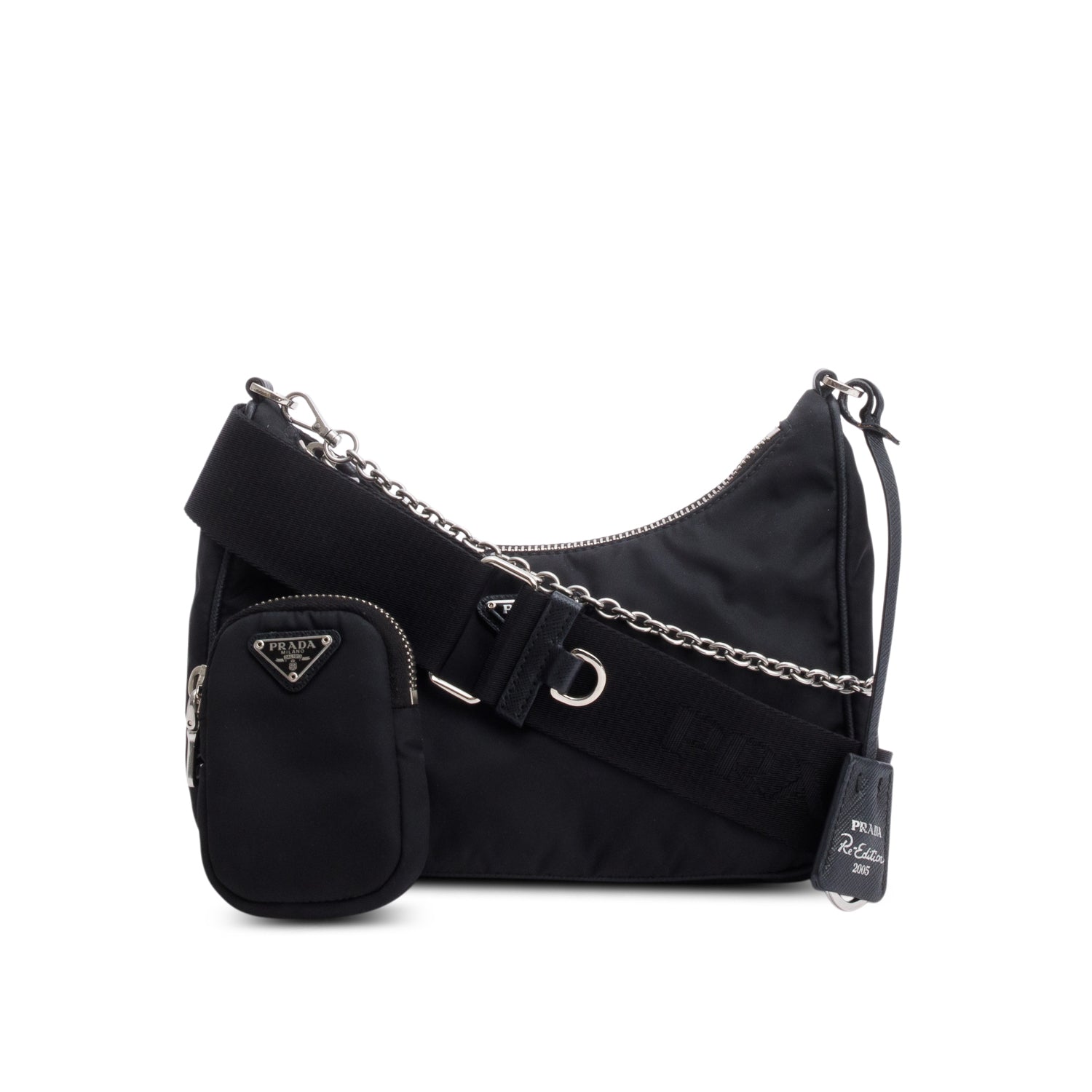 Prada Black Re-Edition 2005 Re-Nylon Bag
