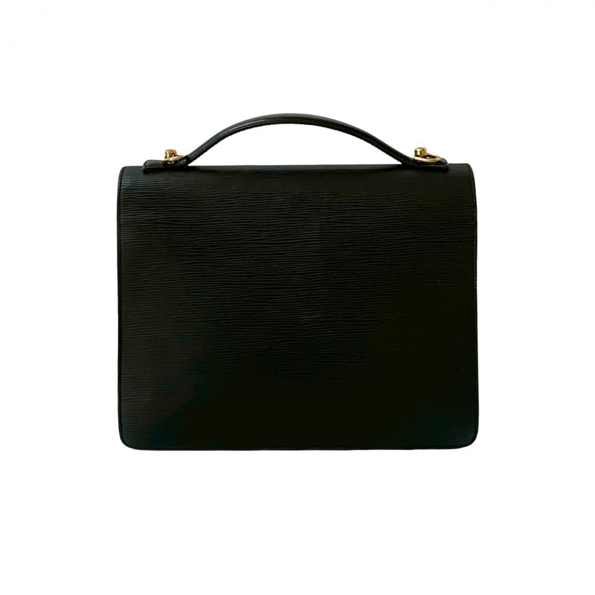 Elegant Women's Shoulder Bag | LOUIS VUITTON Shoulder Bag Epi Leather black Epi Monceau