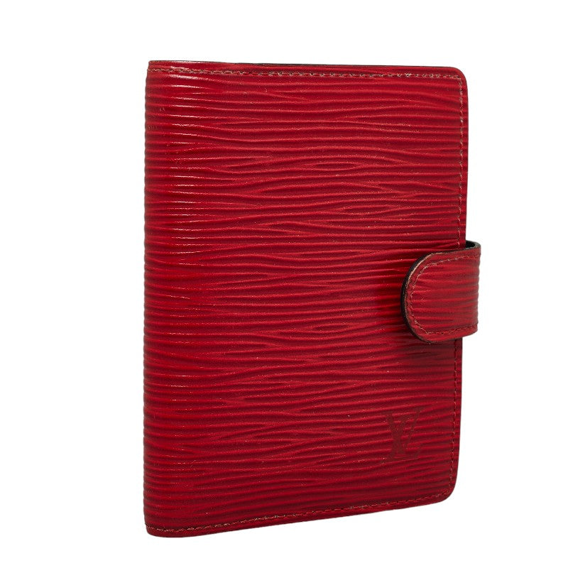 Louis Vuitton Epic Miniature Handbook Cover R20077 Castilian Red Noir Leather Louis Vuitton