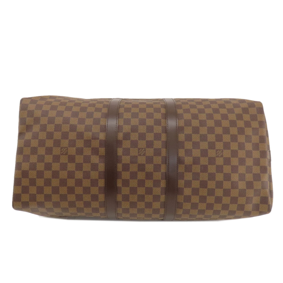 LOUIS VUITTON Boston Duffel bag Damier canvas Brown Keepall bandouliere55 Damier canvas