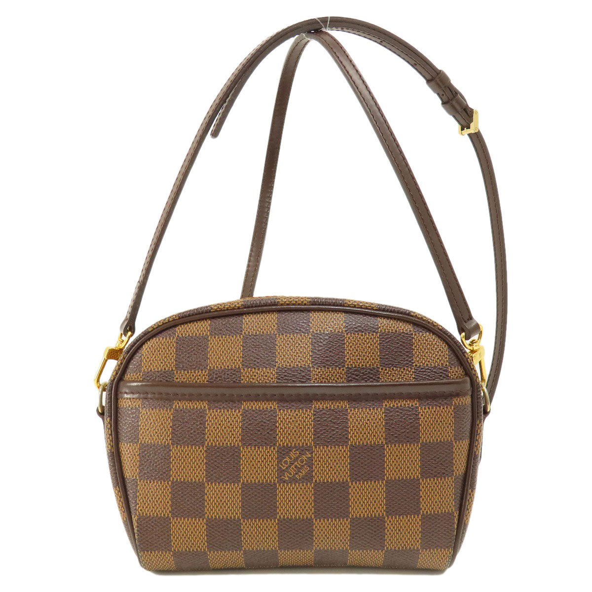 LOUIS VUITTON Shoulder Bag Damier canvas Brown Pochette Ipanema PM Damier Ebene Women