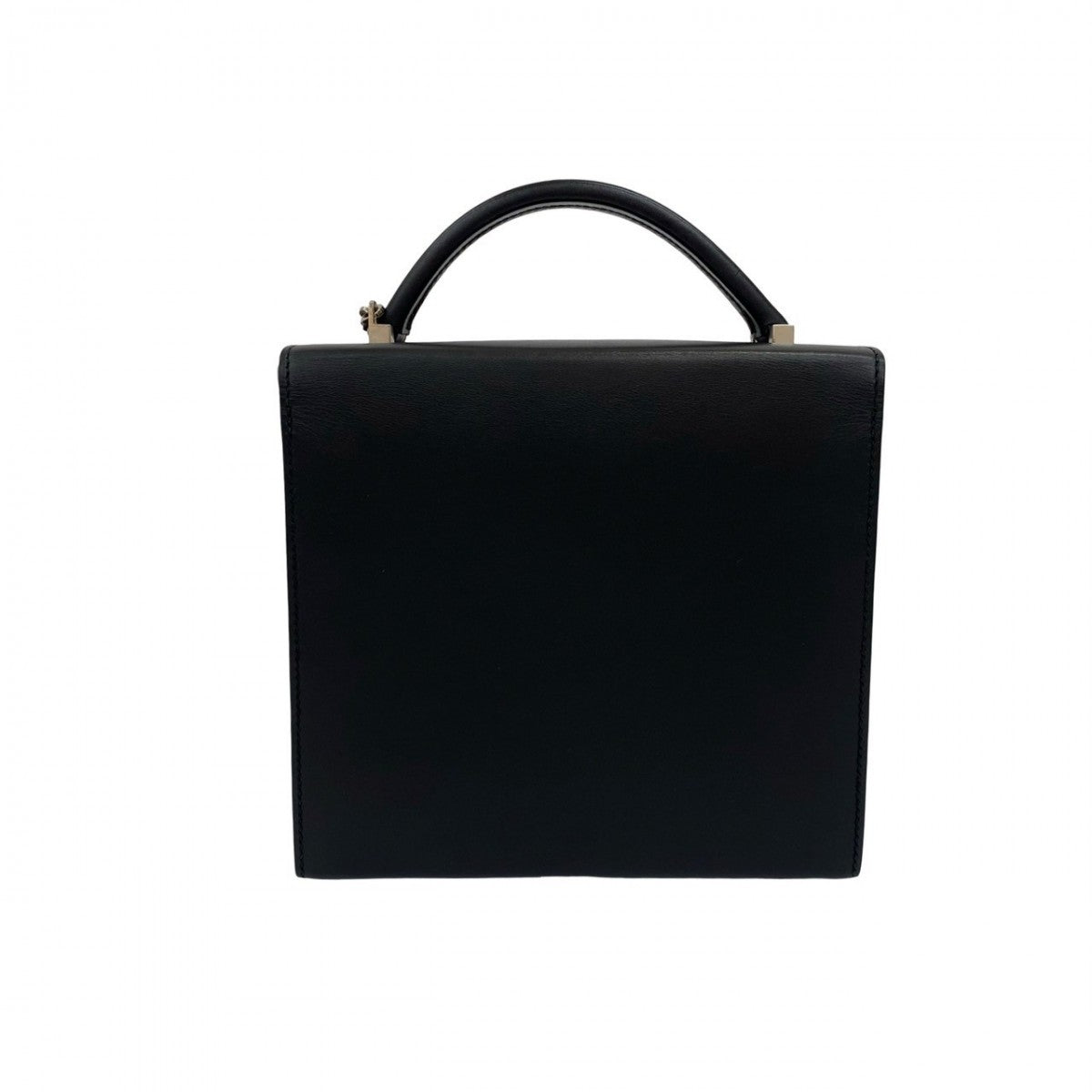 HERMES Shoulder Bag Box scarf black cinematic Women