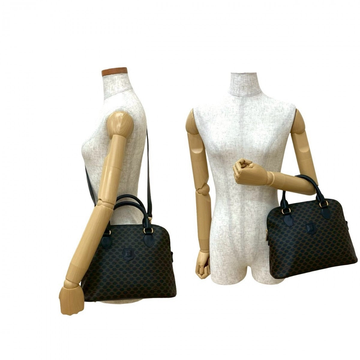 CELINE Shoulder Bag leather black