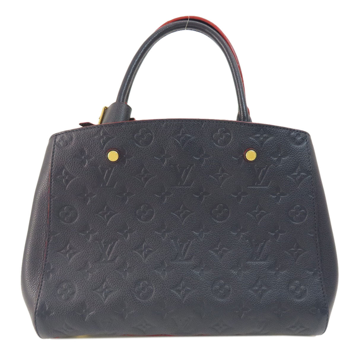 Luxury Women's Handbag | LOUIS VUITTON Handbag Ann Platt Navy Montaigne MM Marine Rouge