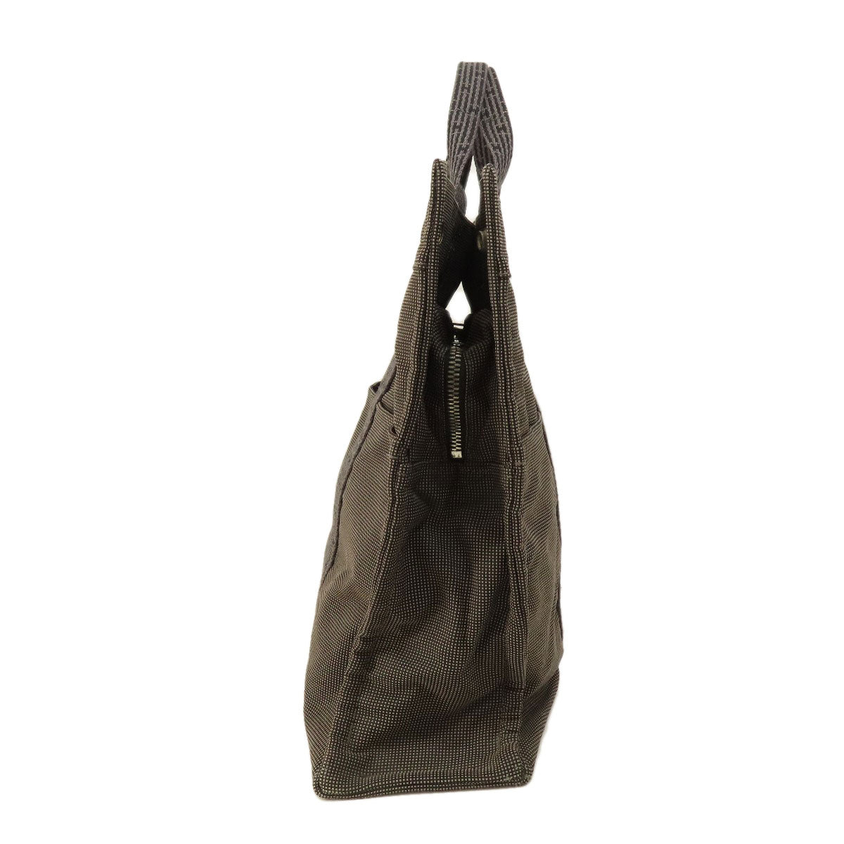HERMES Tote Bag canvas gray Her LineMM Women