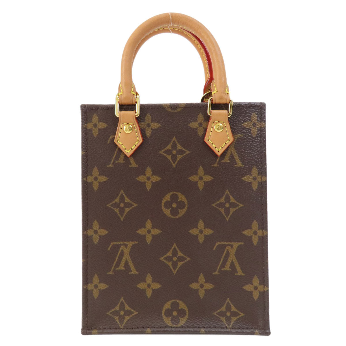 LOUIS VUITTON Shoulder Bag Monogram canvas Brown Petite Sac Plat Monogram Women