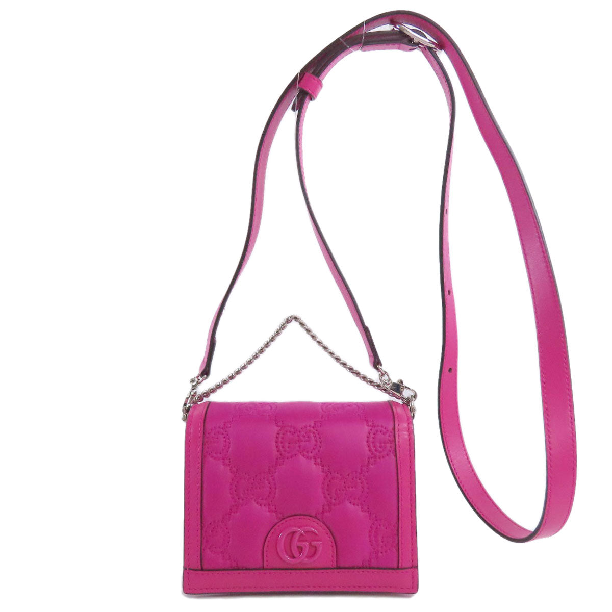 GUCCI Shoulder Bag 723777 Nylon pink GG Long Shoulder