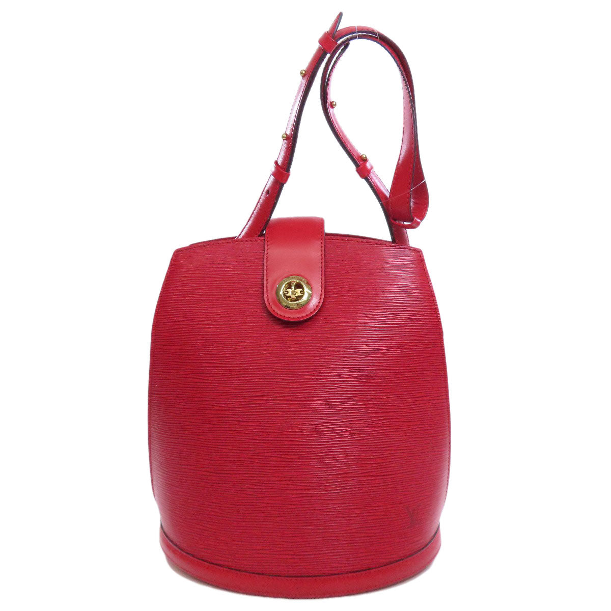 LOUIS VUITTON Shoulder Bag Epi Red Cluny Women