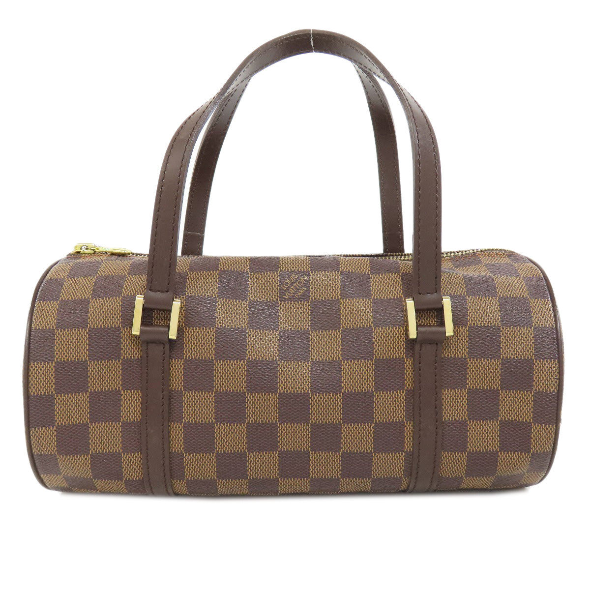 LOUIS VUITTON Handbag Damier canvas Brown Papillon 26 Women