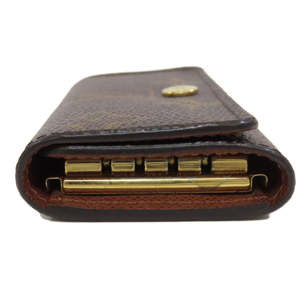 LOUIS VUITTON Key case Key holder Monogram canvas Brown Multicles4 Women(Unisex)