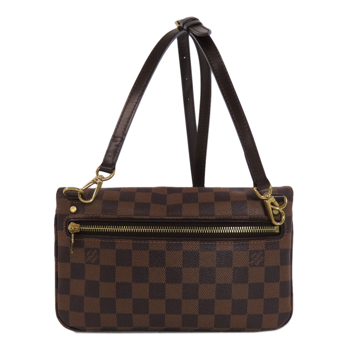 LOUIS VUITTON Shoulder Bag Damier canvas Brown Hoxton PM Women
