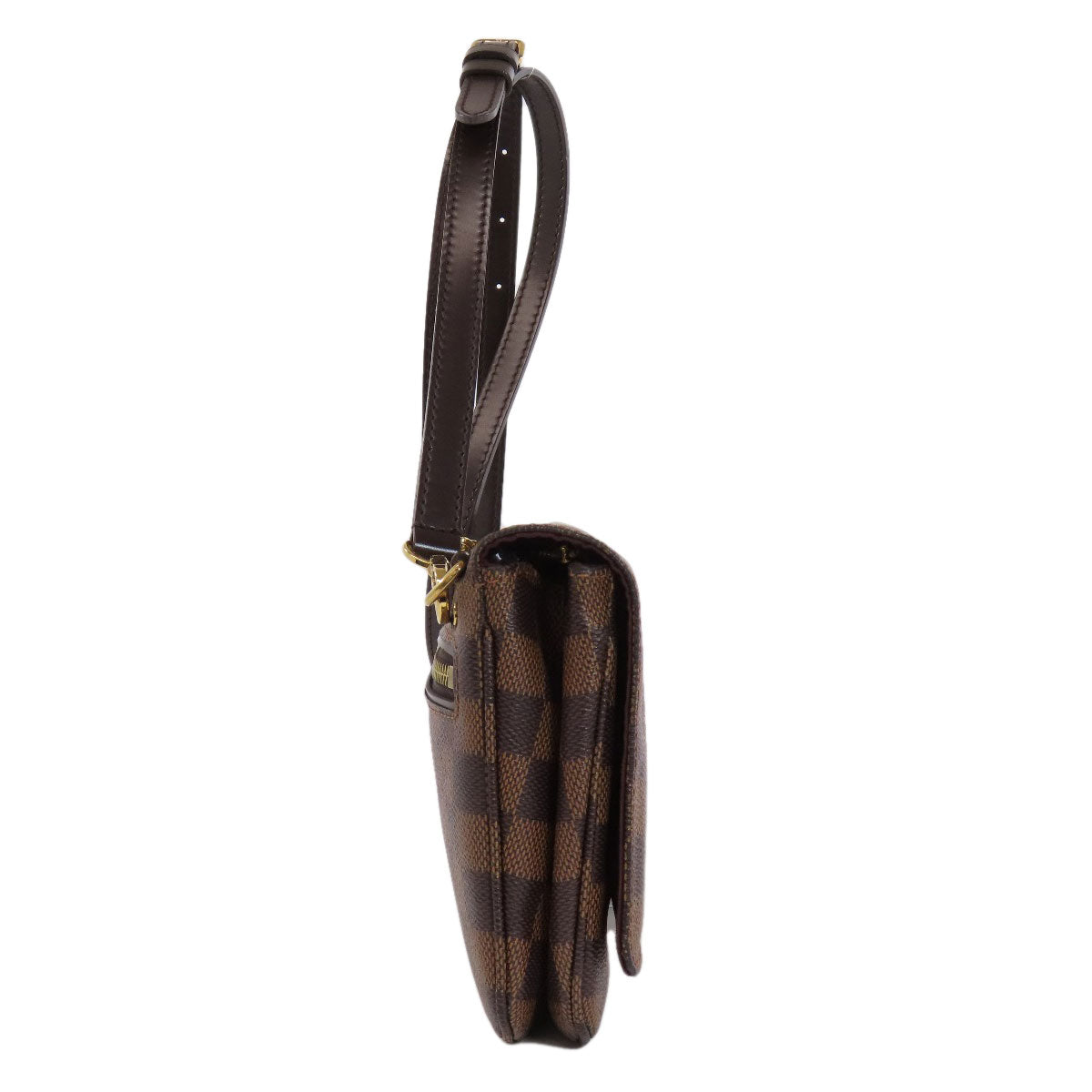 LOUIS VUITTON Shoulder Bag Damier canvas Brown Hoxton PM Women