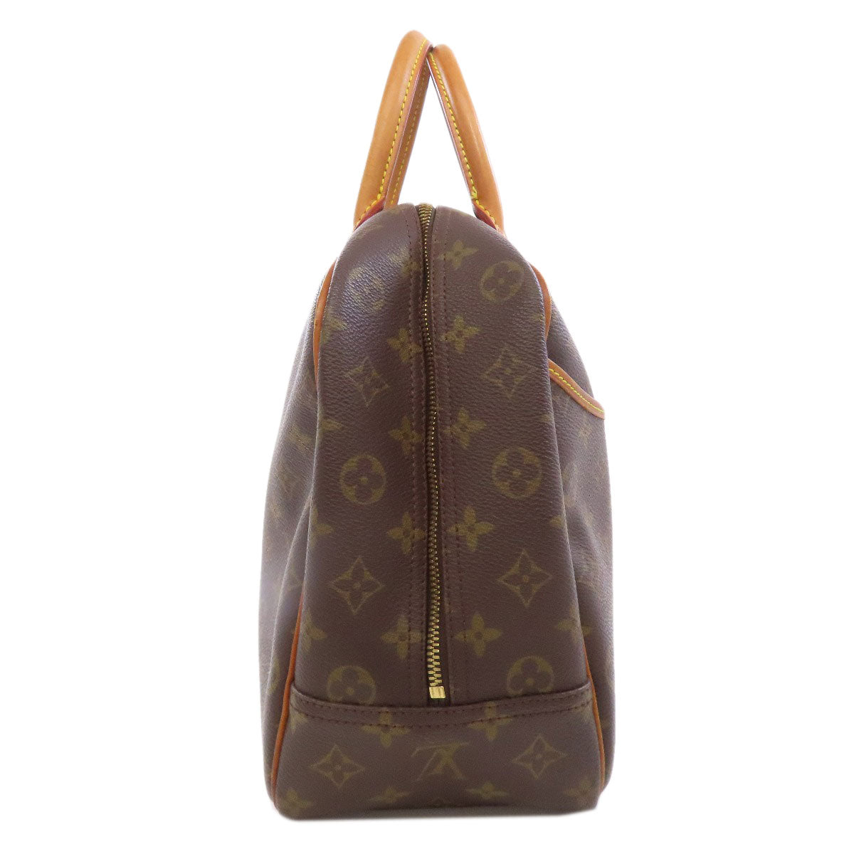 LOUIS VUITTON Handbag Monogram canvas Brown Deauville Women