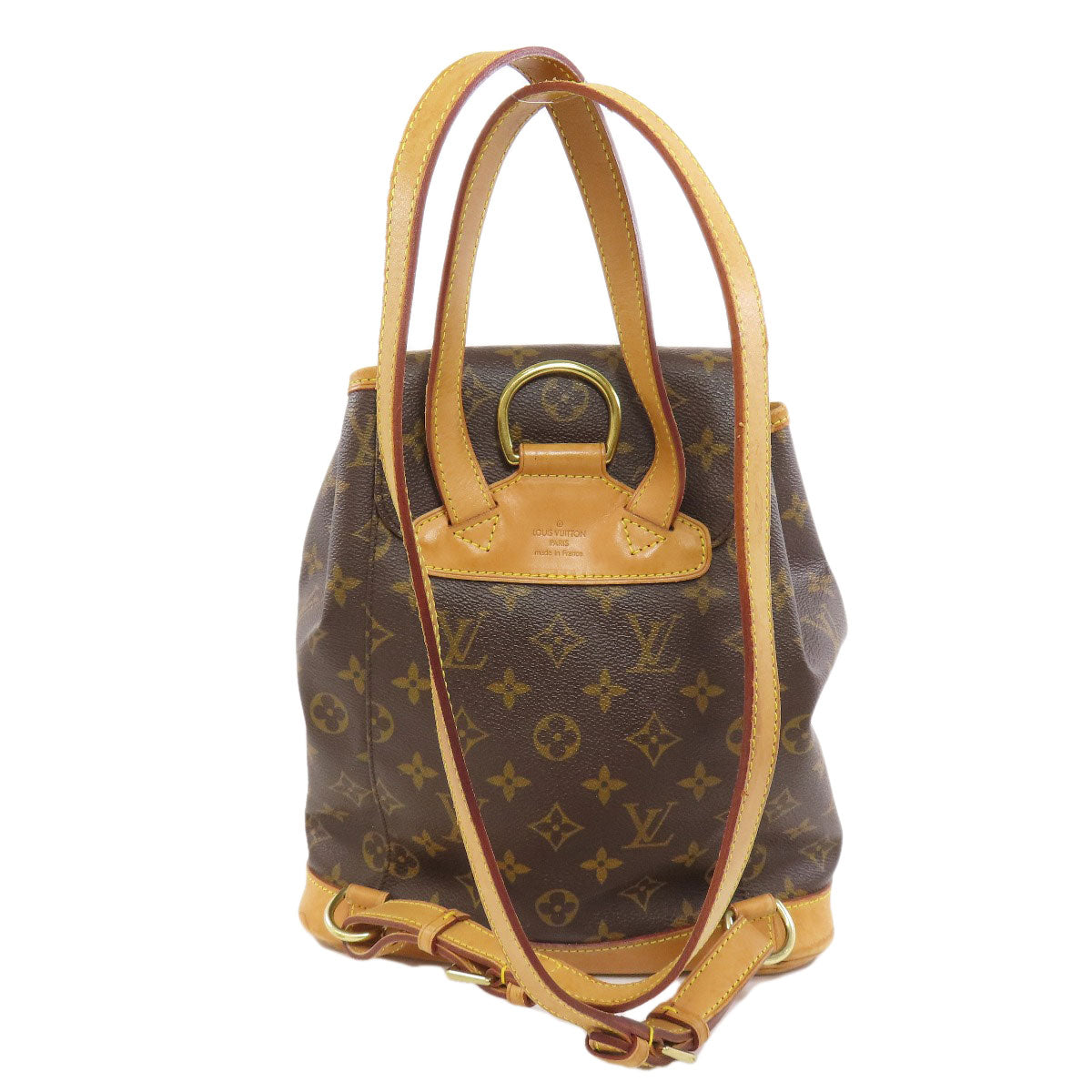 LOUIS VUITTON Backpack Monogram canvas Brown MontsourisMedium Women