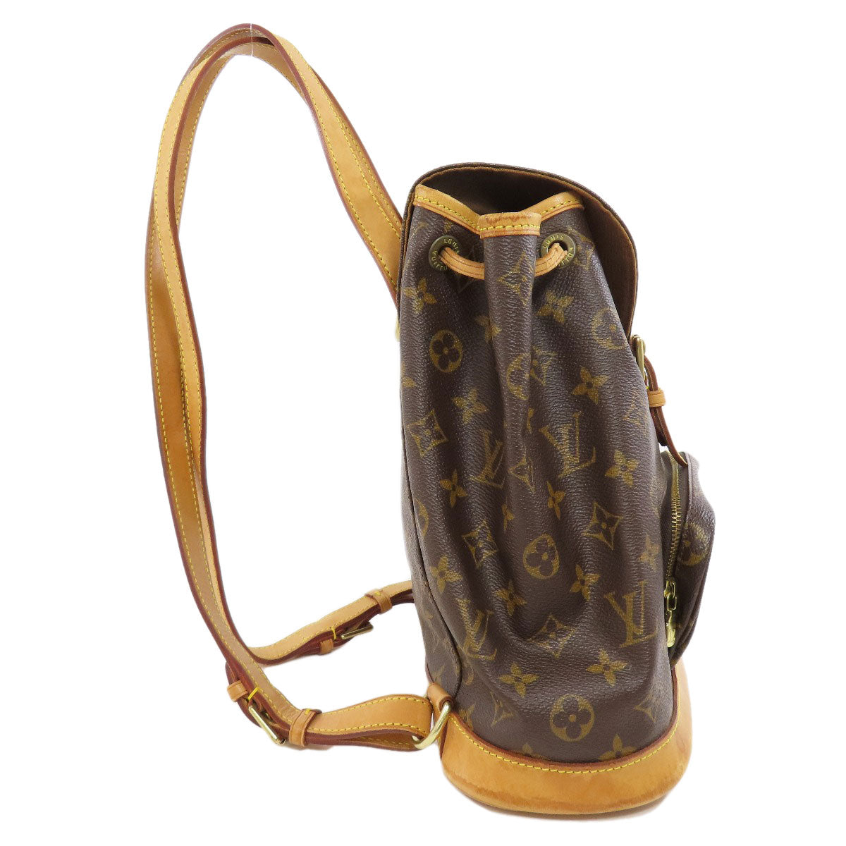 LOUIS VUITTON Backpack Monogram canvas Brown MontsourisMedium Women