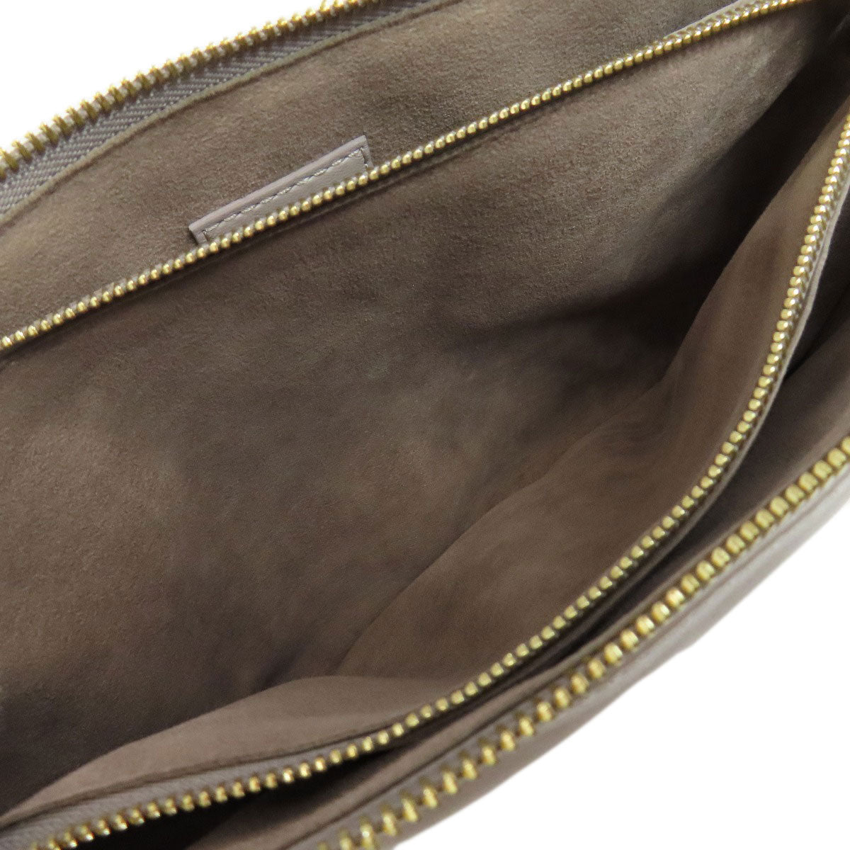 LOUIS VUITTON Handbag Lamb leather gray Kussan PM Women