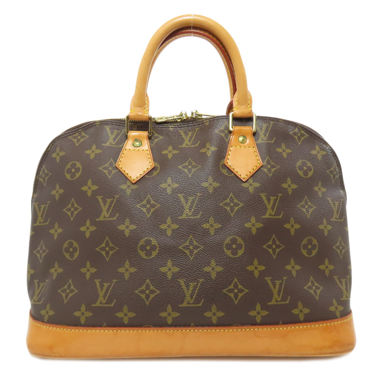 LOUIS VUITTON Handbag Monogram canvas Brown Alma Women