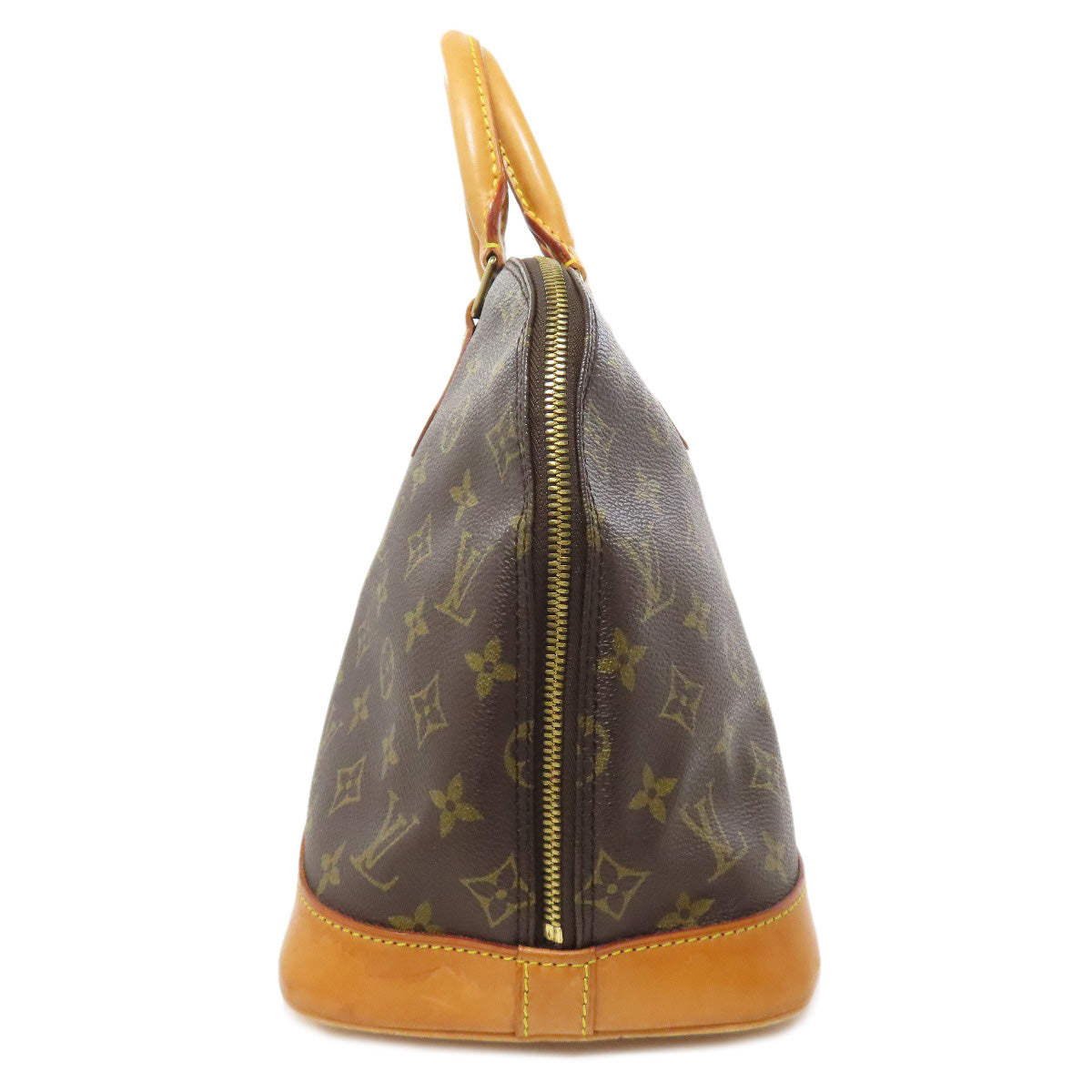 LOUIS VUITTON Handbag Monogram canvas Brown Alma Women