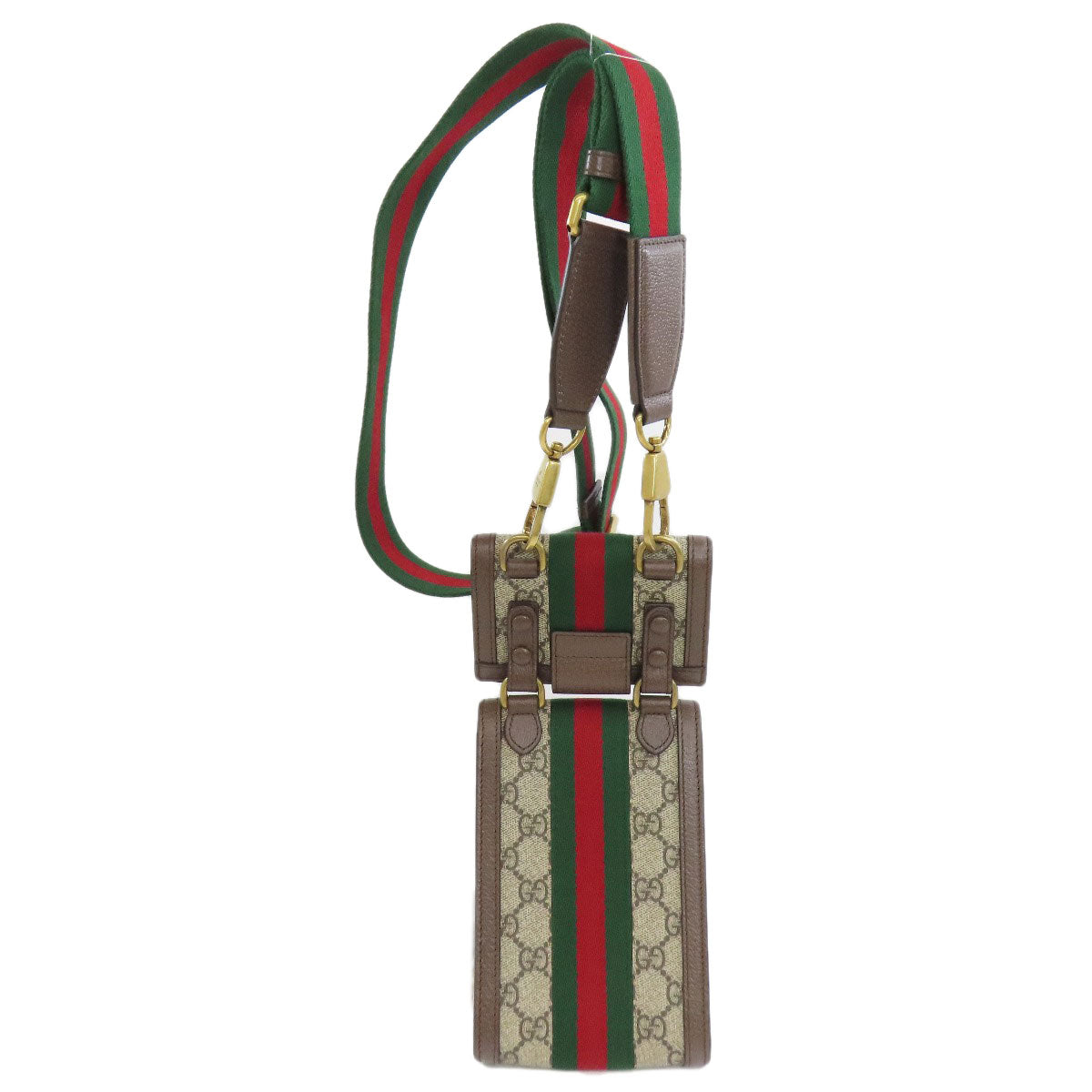 GUCCI Shoulder Bag 699173 PVC beige Ofidia Women