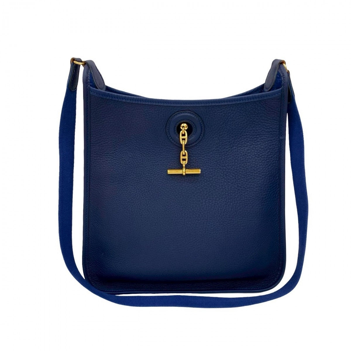HERMES Shoulder Bag Togo Navy Vespa PM