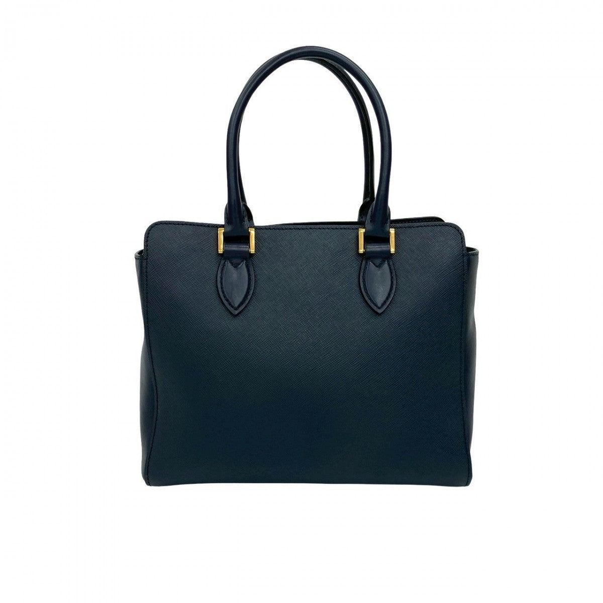 PRADA Shoulder Bag leather Navy