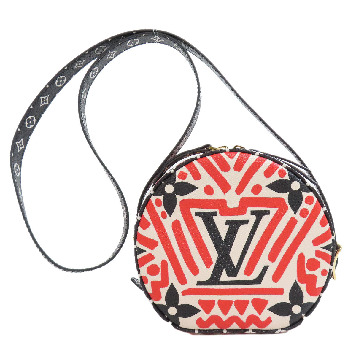LOUIS VUITTON Shoulder Bag Monogram Giant Red Bowt Chapot Supreme Women