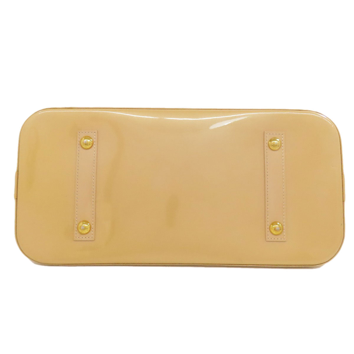 LOUIS VUITTON Handbag Vernis yellow Alma MM Women