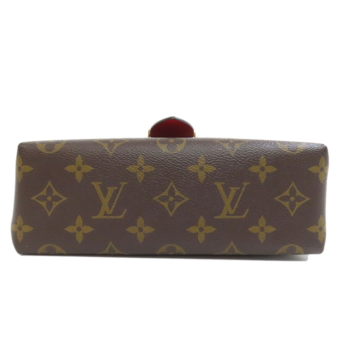 LOUIS VUITTON Handbag Monogram canvas Red Rocky bb Women