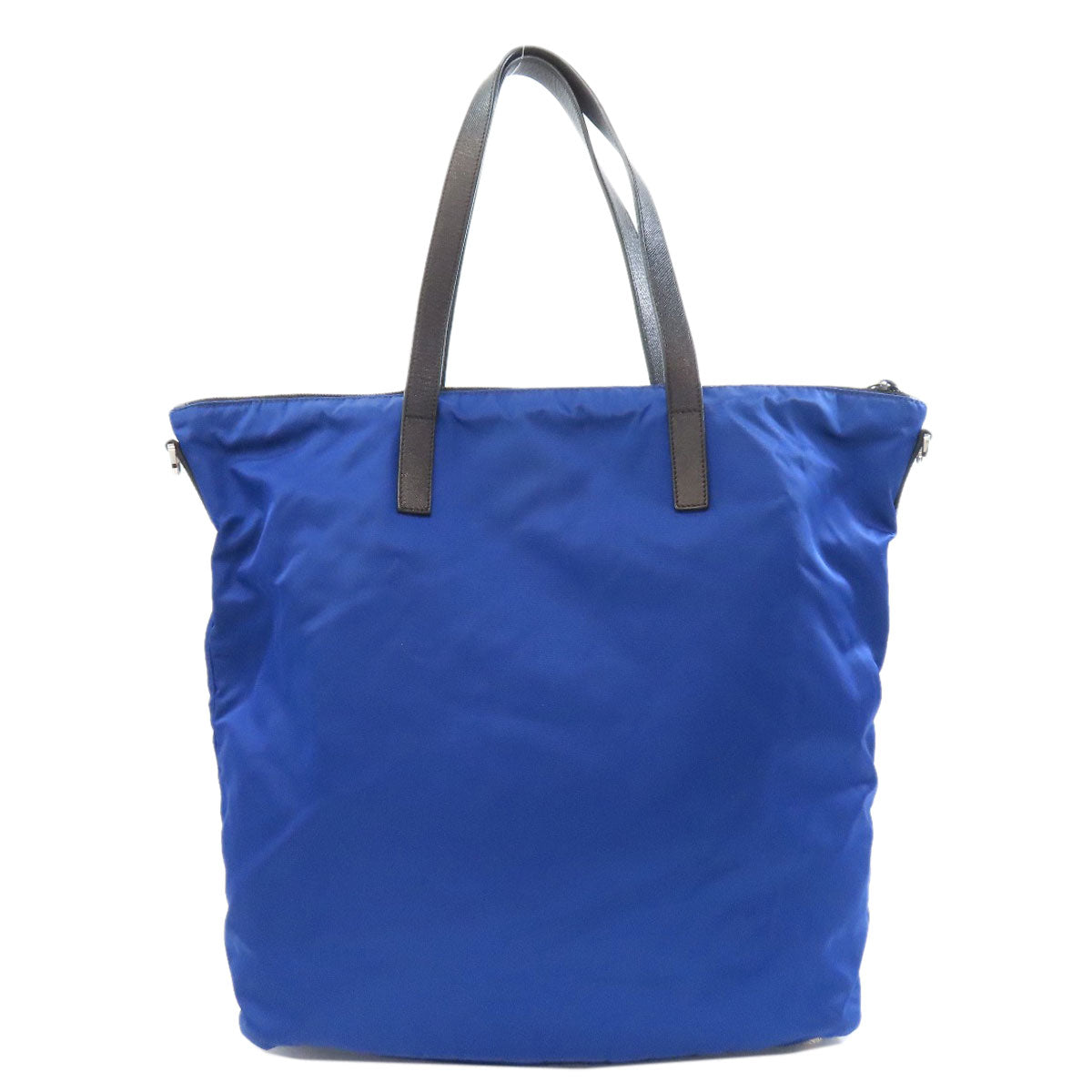 PRADA Tote Bag BR4696 Nylon blue logoMetal 2WAY Women
