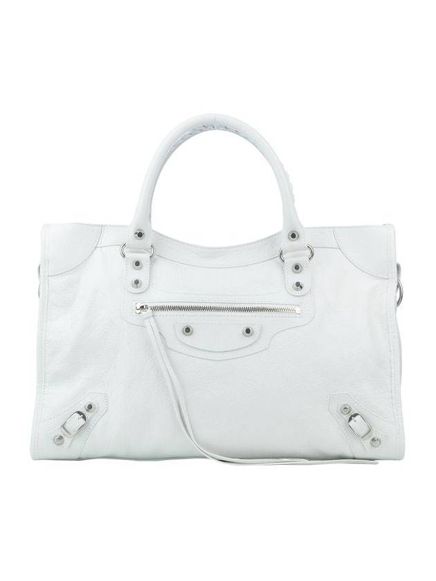Luxury Balenciaga Trending 2026 Le City Medium Bag White