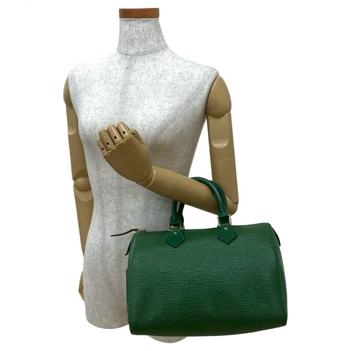 LOUIS VUITTON Handbag Epi Leather green Epi