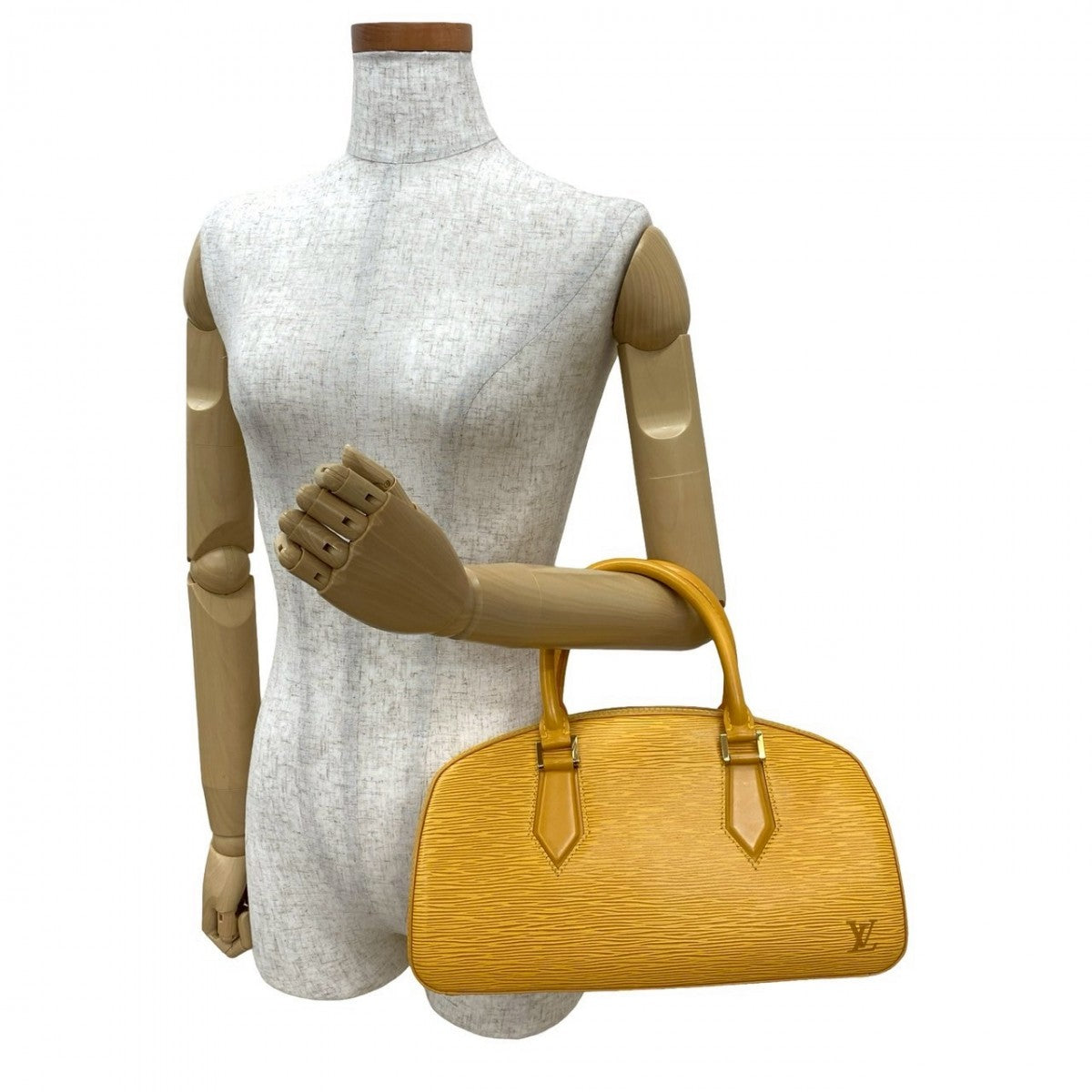 Luxury Women's Handbag | LOUIS VUITTON Handbag leather yellow Epi jasmine