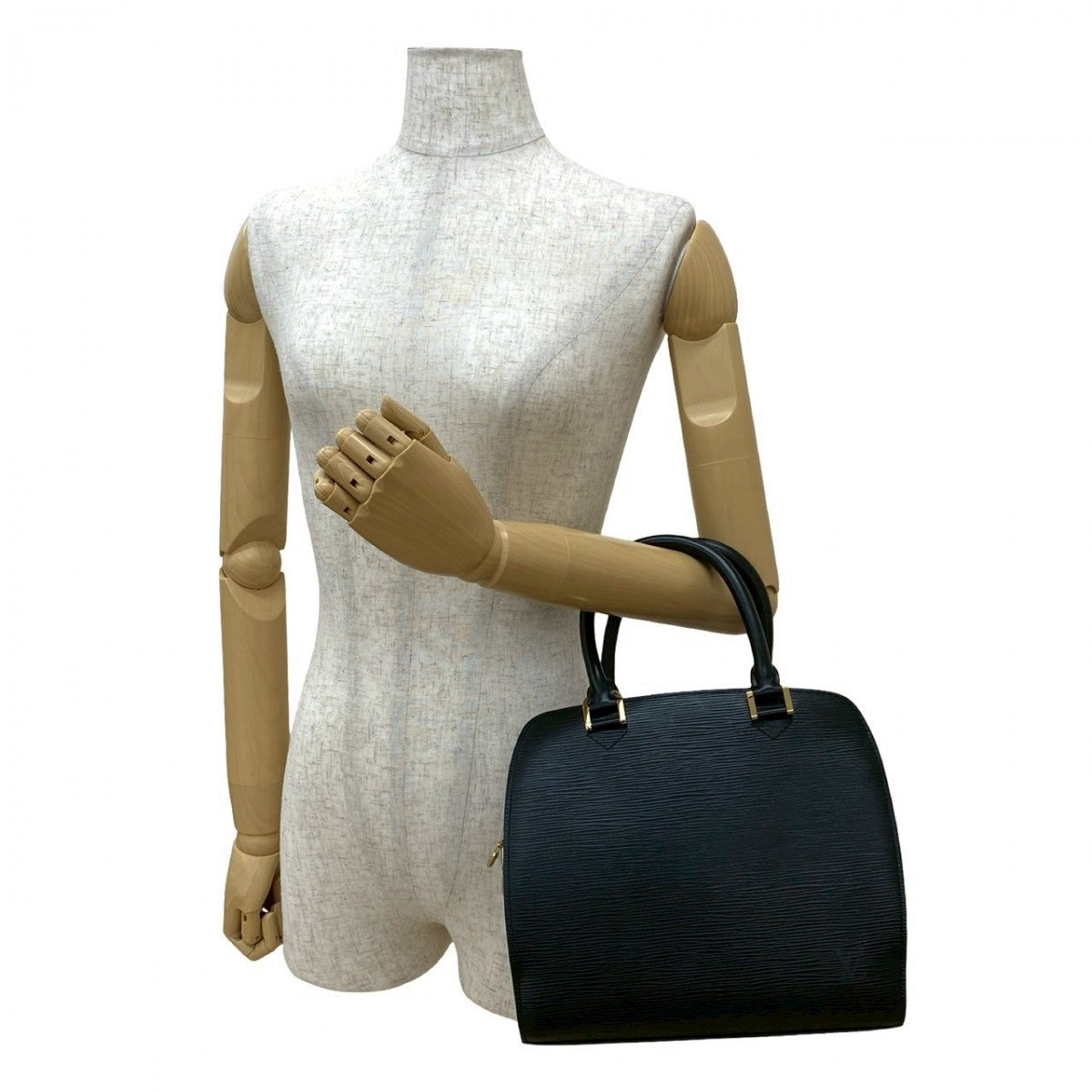 Luxury Women's Handbag | LOUIS VUITTON Handbag Epi Leather black Epi Ponneuf