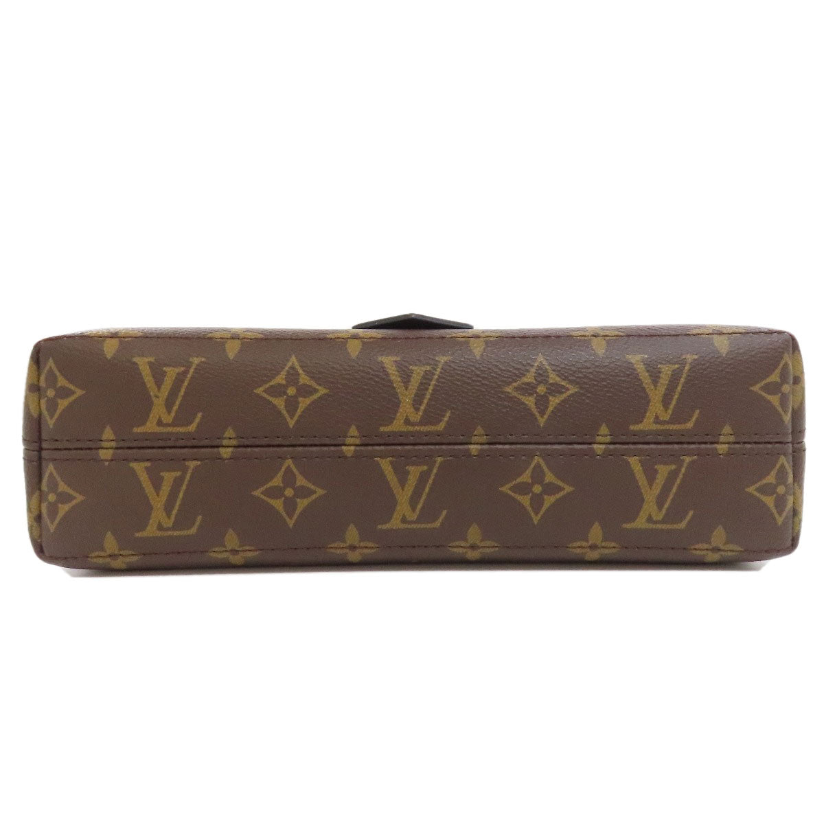 LOUIS VUITTON Shoulder Bag Monogram macacer Brown Magnetic messenger Women