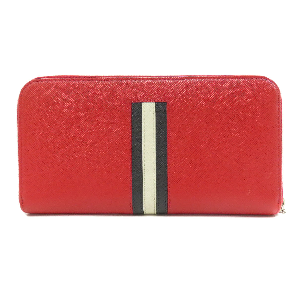 PRADA Long Wallet Purse Safiano Red logo Women