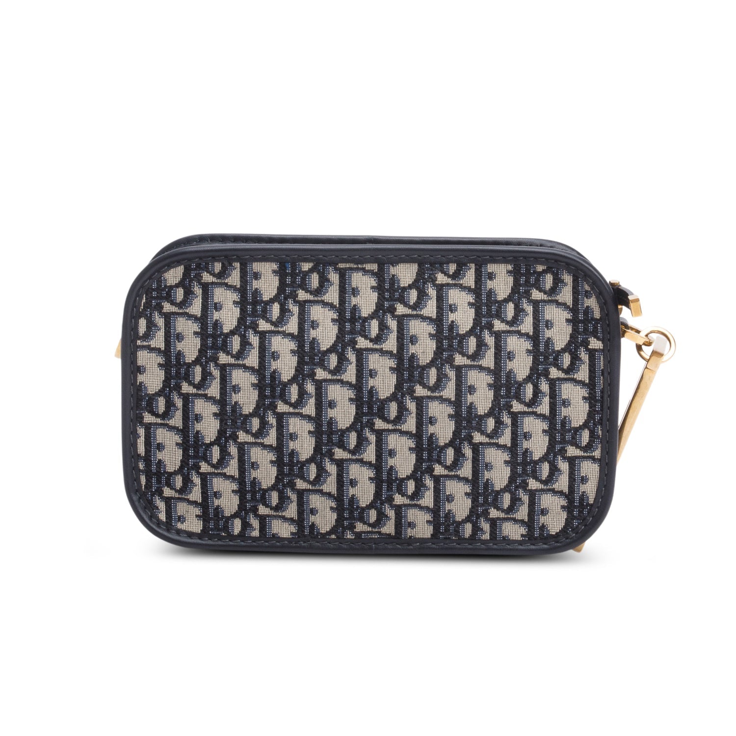Christian Dior Navy Oblique Diorquake Clutch