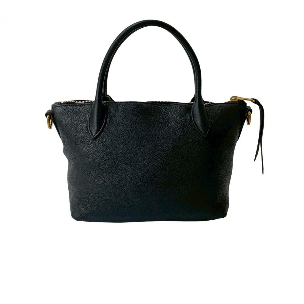 PRADA Shoulder Bag leather black
