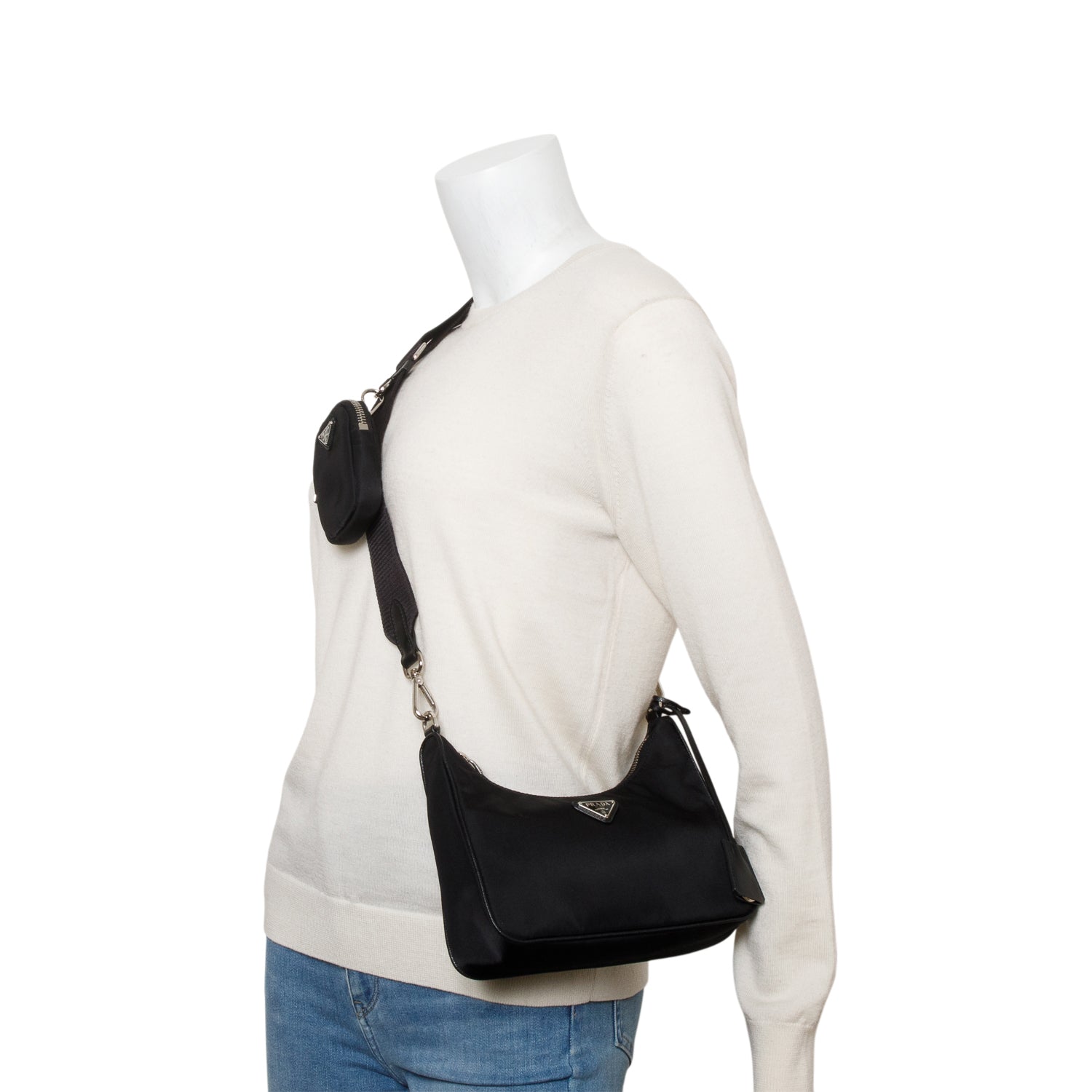 Prada Black Re-Edition 2005 Re-Nylon Bag