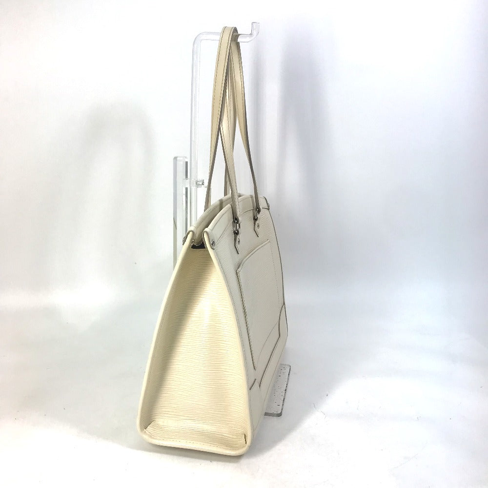 LOUIS VUITTON Shoulder Bag Epi Leather white Epi Madeleine GM Women