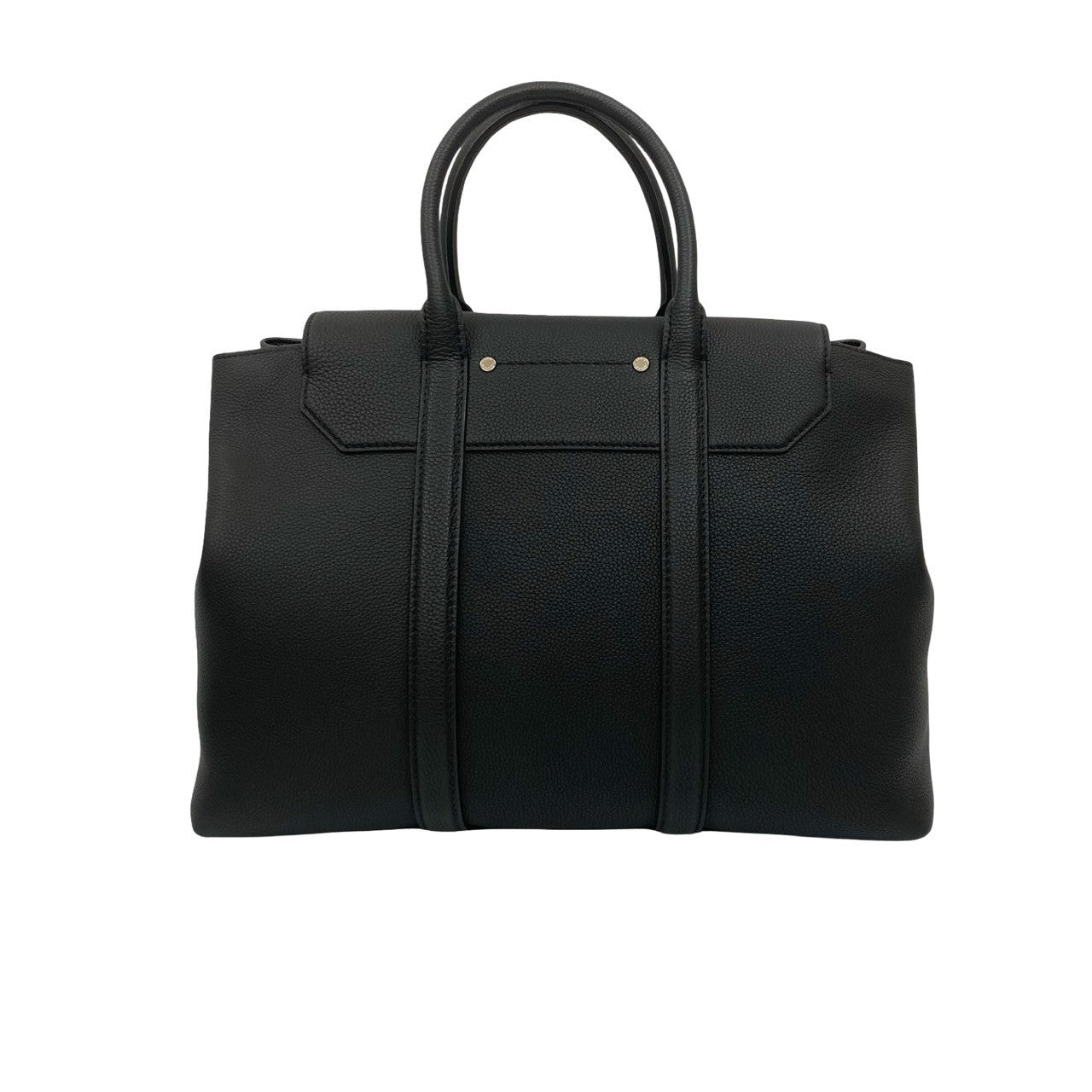 LOUIS VUITTON Shoulder Bag leather black Georges Tote MM