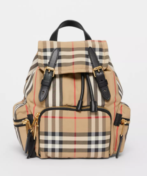 Burberry The Small Rucksack in Checkers